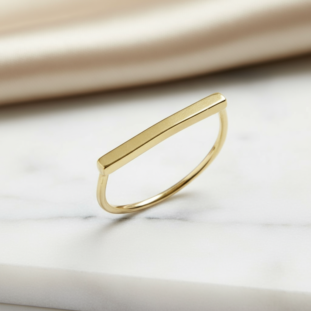 Anillo barra Oro