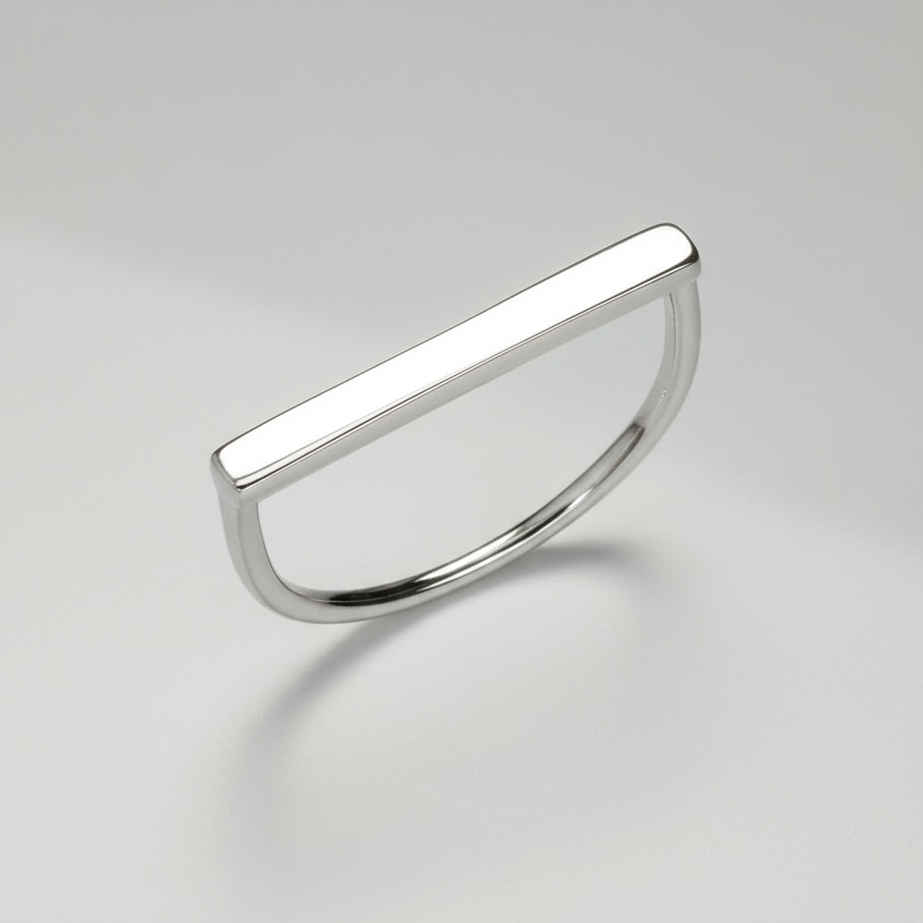 Anillo barra Plata