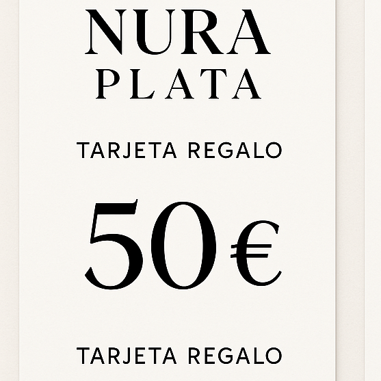 Tarjeta Regalo Nura Plata – 50 €