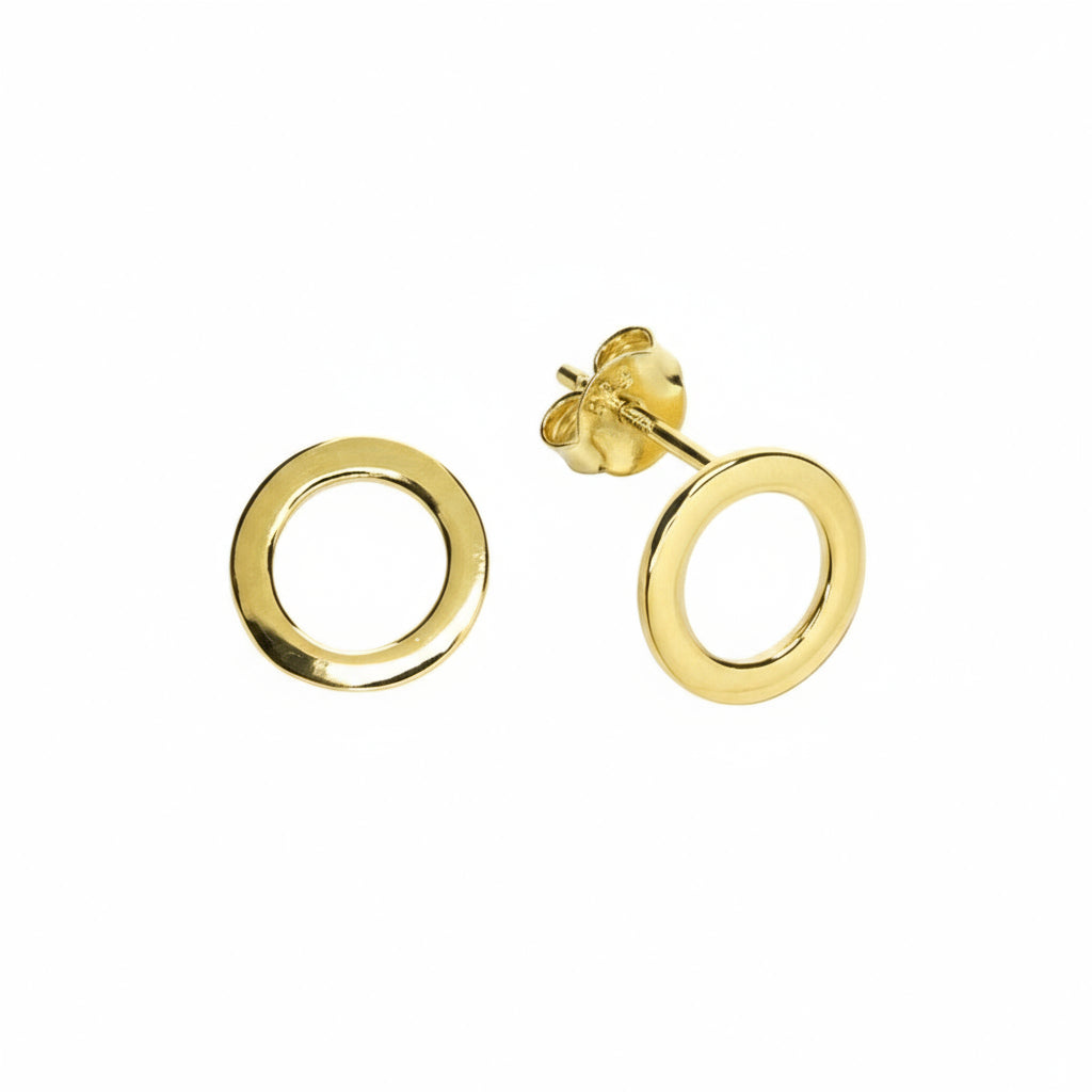 Pendientes circulo calado Oro
