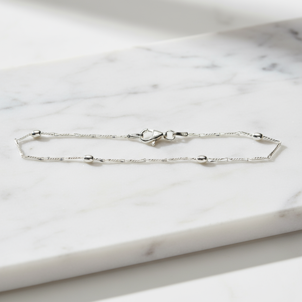 Pulsera óvalos Plata