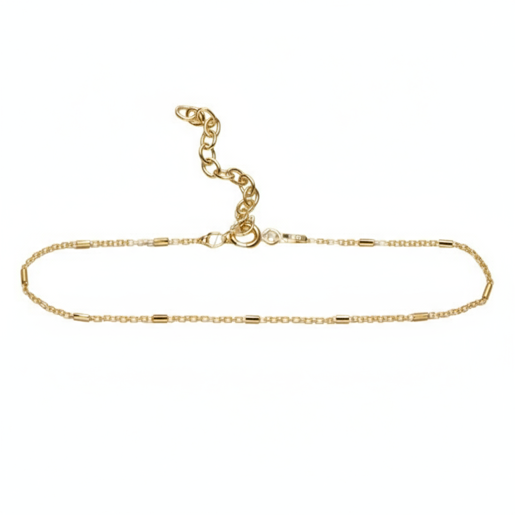 Pulsera tubitos Oro