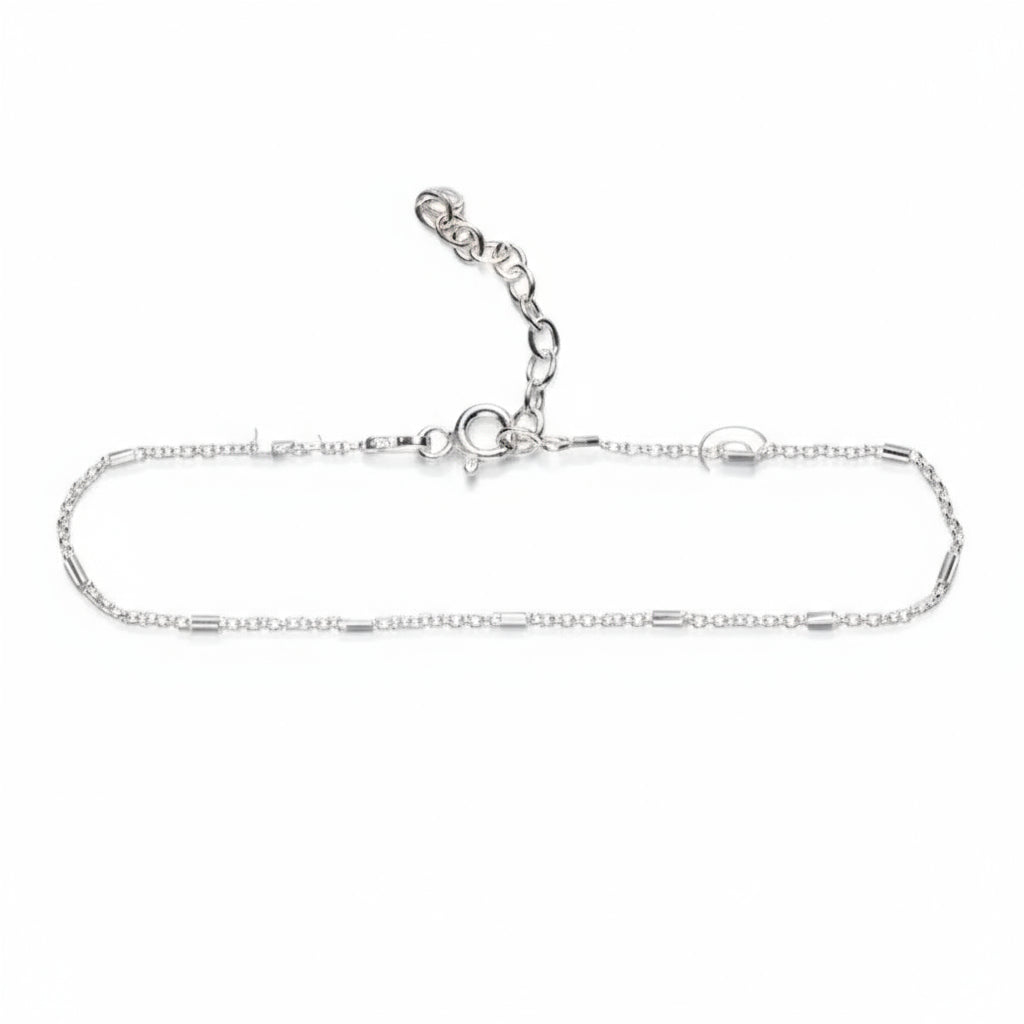 Pulsera tubitos Plata