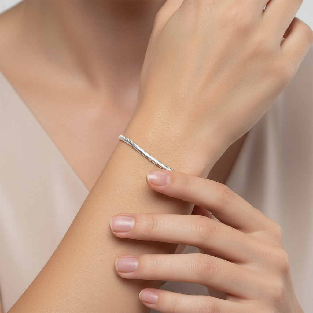 Pulsera cashmere Plata