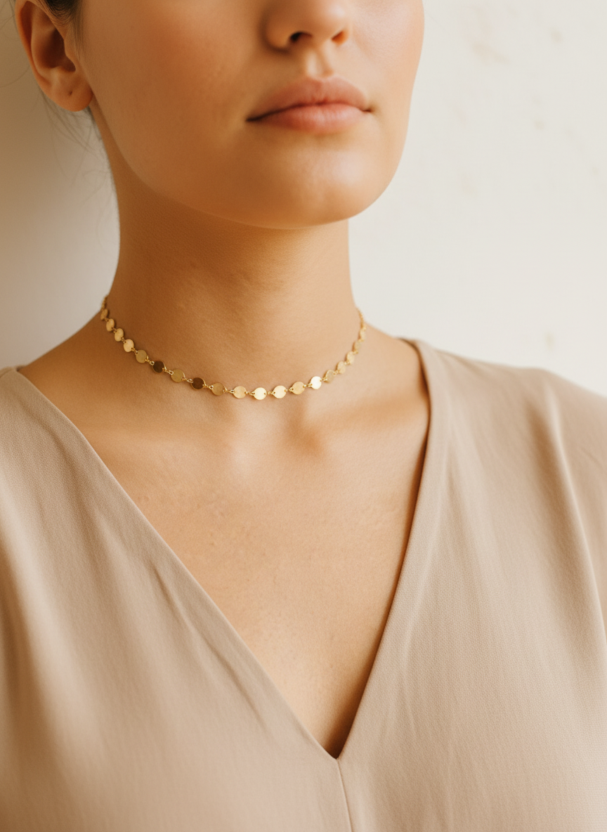 Collar Plaquitas Plata